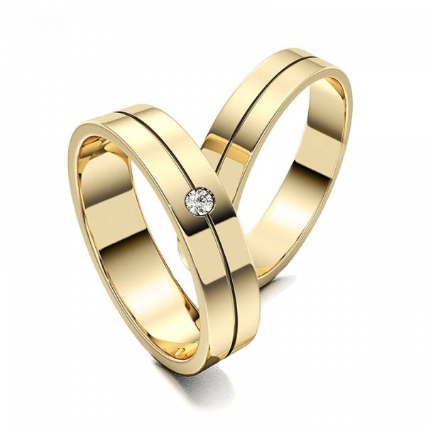 Свадебные кольца желтое золото фотография